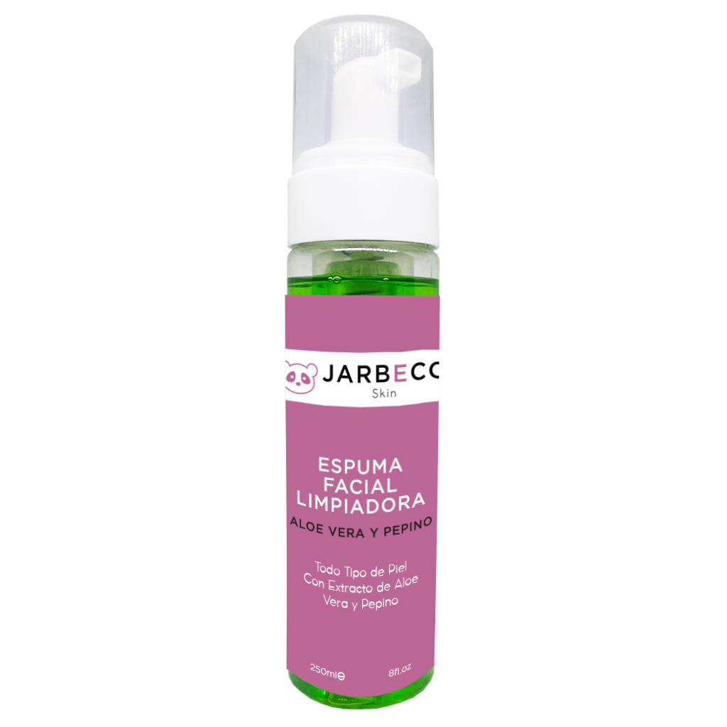 Espuma Facial Limpiadora Aloe Vera y Pepino