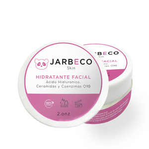 Crema hidratante Facial con Acido Hialuronico, Ceramidas y  Coezimas Q10